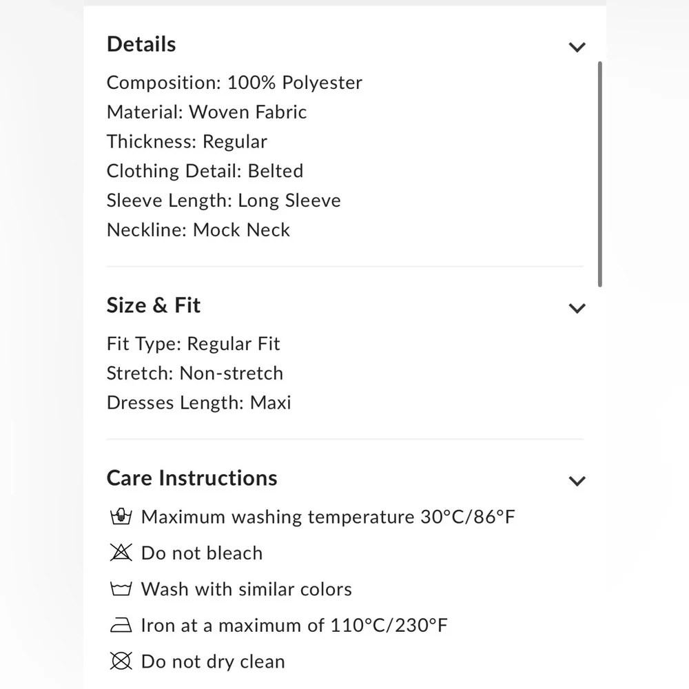 Commense Floral Belted Long Sleeve Midi Dress in Cream, Yellow and Blue - Picture 7 of 8